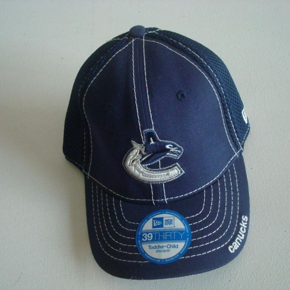VANCOUVER CANUCKS‎ YOUTH KIDS NEW ERA HAT CAP VINTAGE 00S Y2K M1